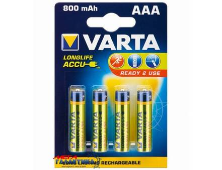Аккумулятор Varta AAA 800 mAh 1.2V NiMh (Никель-металлгидрид) (56703101404) Аккумулятор Varta AAA 800 mAh 1.2V NiMh (Никель-металлгидрид) (56703101404)