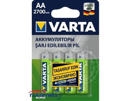 Аккумулятор Varta AA Professional NiMh 2700 mAh 1.2V (5706) Аккумулятор Varta AA Professional NiMh 2700 mAh 1.2V (5706)