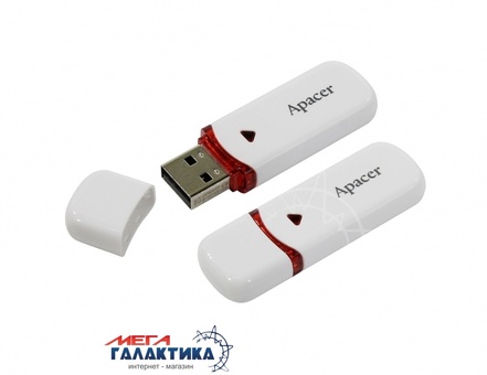 Флешка USB 2.0 Apacer AH333 8GB (AP8GAH333W-1) Флешка USB 2.0 Apacer AH333 8GB (AP8GAH333W-1)