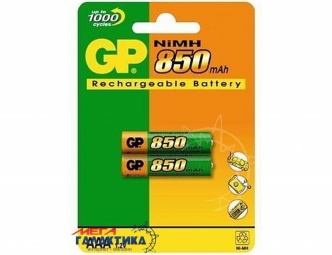Аккумулятор GP AAA NiMh 850 mAh 1.2V (85ААAHС-UC) Аккумулятор GP AAA NiMh 850 mAh 1.2V (85ААAHС-UC)