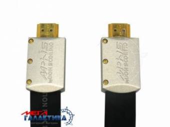 Кабель DonScorpio HDMI M (папа) - HDMI M (папа) MPINS F1800 2m 24K напыление v1.4 (Поддержка 3D) Плоский Поддержка 2K Поддержка 4K Black Кабель DonScorpio HDMI M (папа) - HDMI M (папа) MPINS F1800 2m 24K напыление v1.4 (Поддержка 3D) Плоский Поддержка 2K Поддержка 4K Black