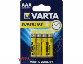 Батарейка Varta AAA SUPERLIFE 1.5V Carbon-Zinc (02003101414) Батарейка Varta AAA SUPERLIFE 1.5V Carbon-Zinc (02003101414)