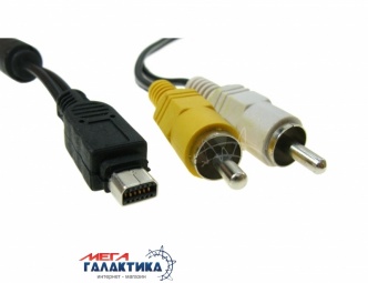Кабель Olympus USB M (папа, 12 пин) - 2 x RCA M (папа) AV Cable HY-031 1.5m Для фотокамер Black Кабель Olympus USB M (папа, 12 пин) - 2 x RCA M (папа) AV Cable HY-031 1.5m Для фотокамер Black