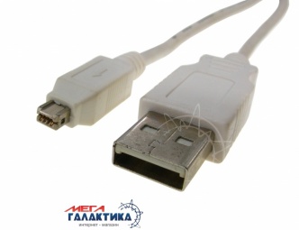 Кабель Samsung USB M (папа) (8 пин) 1.4m Для видеокамер Для фотокамер White Кабель Samsung USB M (папа) (8 пин) 1.4m Для видеокамер Для фотокамер White