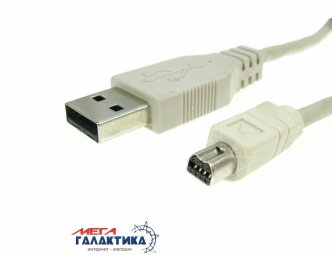 Кабель Nikon USB M (папа) (8 пин) HY-003 1.5m Для фотокамер White Кабель Nikon USB M (папа) (8 пин) HY-003 1.5m Для фотокамер White