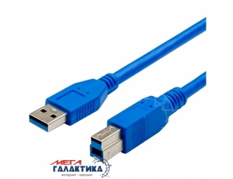 Кабель Atcom USB AM (папа) - USB BM (папа) USB 3.0 Принтерный 3m Blue OEM Кабель Atcom USB AM (папа) - USB BM (папа) USB 3.0 Принтерный 3m Blue OEM
