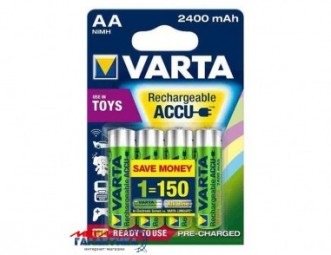 Аккумулятор Varta AA NiMh 2400 mAh 1.2V (56786) Аккумулятор Varta AA NiMh 2400 mAh 1.2V (56786)