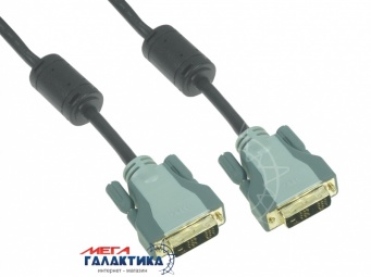 Кабель G&BL DVI M (папа) - DVI M (папа) (18+1 пин) позолоченные коннекторы 3m Black Box Кабель G&BL DVI M (папа) - DVI M (папа) (18+1 пин) позолоченные коннекторы 3m Black Box