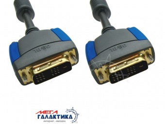 Кабель G&BL DVI M (папа) - DVI M (папа) (18+1 пин) позолоченные коннекторы 1m Black Box Кабель G&BL DVI M (папа) - DVI M (папа) (18+1 пин) позолоченные коннекторы 1m Black Box