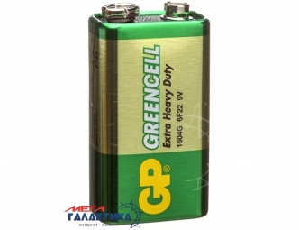 Батарейка GP Krona GLF-2S1 Greencell 9V Carbon-Zinc (Солевая) (4891199001246) Батарейка GP Krona GLF-2S1 Greencell 9V Carbon-Zinc (Солевая) (4891199001246)