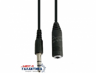 Удлинитель Megag Jack 3.5mm M (папа) - Jack 3.5mm F (мама) (3 пин) 5m позолоченные коннекторы (удлинитель наушников) Black Удлинитель Megag Jack 3.5mm M (папа) - Jack 3.5mm F (мама) (3 пин) 5m позолоченные коннекторы (удлинитель наушников) Black