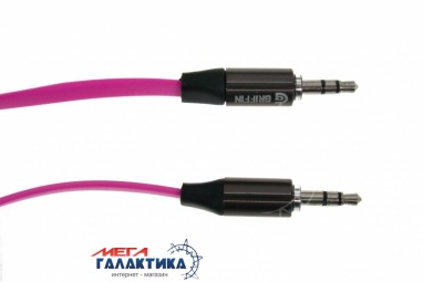 Кабель Griffin Jack 3.5mm M (папа) - Jack 3.5mm M (папа) (3 пин) Flat Aux HQ 1m Плоский Violet Кабель Griffin Jack 3.5mm M (папа) - Jack 3.5mm M (папа) (3 пин) Flat Aux HQ 1m Плоский Violet