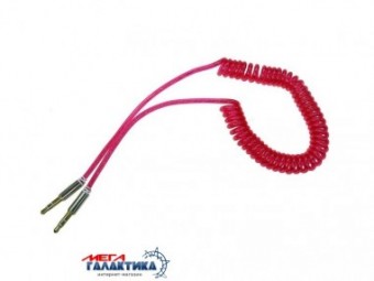 Кабель Megag Jack 3.5mm M (папа) - Jack 3.5mm M (папа) (3 пин) Shiny 2m Витой кабель позолоченные коннекторы Pink Кабель Megag Jack 3.5mm M (папа) - Jack 3.5mm M (папа) (3 пин) Shiny 2m Витой кабель позолоченные коннекторы Pink