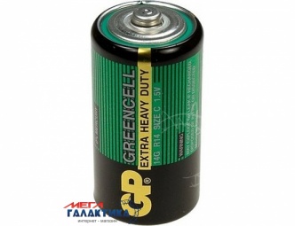Батарейка GP C 14G-S2 Greencell Extra Heavy Duty 1.5V Carbon-Zinc (4891199000096) Батарейка GP C 14G-S2 Greencell Extra Heavy Duty 1.5V Carbon-Zinc (4891199000096)