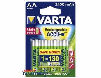 Аккумулятор Varta AA 2100 mAh 1.2V NiMh (56706101404) Аккумулятор Varta AA 2100 mAh 1.2V NiMh (56706101404)