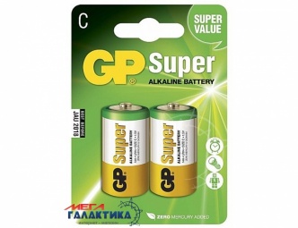 Батарейка GP C Super 1.5V Alkaline (GP14A-2UE2) Батарейка GP C Super 1.5V Alkaline (GP14A-2UE2)
