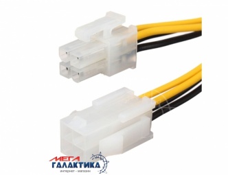 Удлинитель Megag ATX 4pin M (папа) - ATX 4pin F (мама) для питания процессора 0.15m OEM Удлинитель Megag ATX 4pin M (папа) - ATX 4pin F (мама) для питания процессора 0.15m OEM