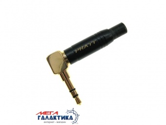 Коннектор PRATT Jack 3.5mm M (папа) (3 пин) Gold Plated Под пайку Угловой 90° позолоченные коннекторы Black Коннектор PRATT Jack 3.5mm M (папа) (3 пин) Gold Plated Под пайку Угловой 90° позолоченные коннекторы Black