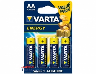 Батарейка Varta AA ENERGY 1.5V Alkaline (Щелочная) (4106229414) Батарейка Varta AA ENERGY 1.5V Alkaline (Щелочная) (4106229414)