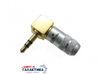 Коннектор LITON Jack 3.5mm M (папа) (3 пин) Gold Plated Под пайку Угловой 90° позолоченные коннекторы Silver Коннектор LITON Jack 3.5mm M (папа) (3 пин) Gold Plated Под пайку Угловой 90° позолоченные коннекторы Silver