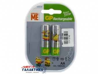 Аккумулятор GP AA Smart Energy Посіпаки 1000 mAh 1.2V NiMh (100AAHCSEMIN-2UEC2) Аккумулятор GP AA Smart Energy Посіпаки 1000 mAh 1.2V NiMh (100AAHCSEMIN-2UEC2)