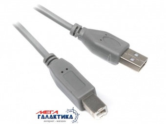 Кабель Maxxter USB AM (папа) - USB BM (папа) USB 2.0 Принтерный U-AMBM-6G 1.8m Gray Retail Кабель Maxxter USB AM (папа) - USB BM (папа) USB 2.0 Принтерный U-AMBM-6G 1.8m Gray Retail