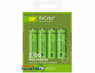 Аккумулятор GP AA ReCyko+ (без саморазряда) 2700 mAh 1.2V NiMh (Никель-металлгидрид) (GP270AAHCE-2GBE) Аккумулятор GP AA ReCyko+ (без саморазряда) 2700 mAh 1.2V NiMh (Никель-металлгидрид) (GP270AAHCE-2GBE)