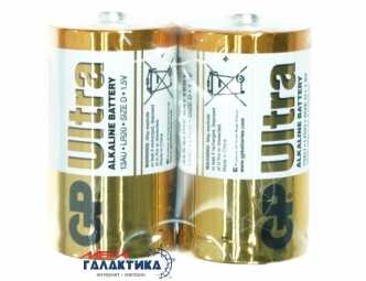 Батарейка GP D Ultra 1.5V Alkaline (Щелочная) (13AU-S2 LR20) Батарейка GP D Ultra 1.5V Alkaline (Щелочная) (13AU-S2 LR20)