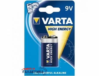 Батарейка Varta Krona (6LF22) High Energy 9V Alkaline (Щелочная) (4922121411 ) Батарейка Varta Krona (6LF22) High Energy 9V Alkaline (Щелочная) (4922121411 )