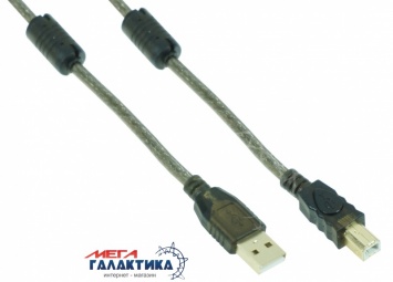 Кабель Megag USB AM (папа) - USB BM (папа) USB 2.0 Принтерный активный 2 Феррита позолоченные коннекторы 15m Brown Transparent OEM Кабель Megag USB AM (папа) - USB BM (папа) USB 2.0 Принтерный активный 2 Феррита позолоченные коннекторы 15m Brown Transparent OEM