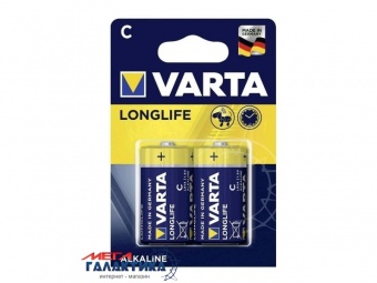 Батарейка Varta C LONGLIFE 1.5V Alkaline (Щелочная) (4114101412) Батарейка Varta C LONGLIFE 1.5V Alkaline (Щелочная) (4114101412)