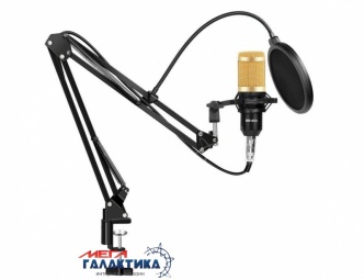 Микрофон Music D.J. M800 со стойкой и ветрозащитой Проводное Gold Box Микрофон Music D.J. M800 со стойкой и ветрозащитой Проводное Gold Box