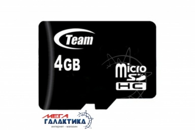 Карта памяти Team micro SDHC 4GB Class 10 (TUSDH4GCL1002), R20/W10MB/s Карта памяти Team micro SDHC 4GB Class 10 (TUSDH4GCL1002), R20/W10MB/s
