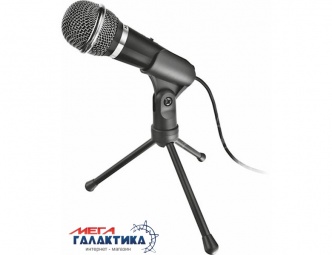 Микрофон для ПК Trust Starzz all-round Microphone + переходник Black (TR21671) Микрофон для ПК Trust Starzz all-round Microphone + переходник Black (TR21671)