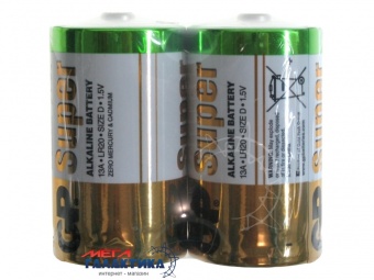 Батарейка GP D Super 1.5V Alkaline (Щелочная) Батарейка GP D Super 1.5V Alkaline (Щелочная)