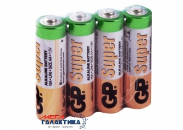 Батарейка GP AA Super ALKALINE, 1.5V Alkaline (Щелочная) Батарейка GP AA Super ALKALINE, 1.5V Alkaline (Щелочная)