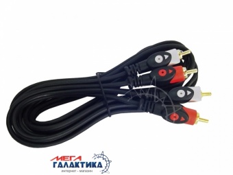Кабель Megag 2 x RCA M (папа) - 2 x RCA M (папа) (2 пин) 1.2m позолоченные коннекторы Black Кабель Megag 2 x RCA M (папа) - 2 x RCA M (папа) (2 пин) 1.2m позолоченные коннекторы Black