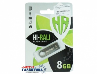 Флешка USB 2.0 HI-RALI Shuttle 8GB (HI-8GBSHBK) Флешка USB 2.0 HI-RALI Shuttle 8GB (HI-8GBSHBK)