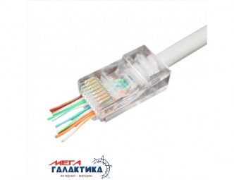 Коннектор Cablexpert Витая пара (RJ45) LC-PTU-01/50 модульная вилка 8P8C со сквозными отверстиями, позолоченные контакты Transparent OEM Коннектор Cablexpert Витая пара (RJ45) LC-PTU-01/50 модульная вилка 8P8C со сквозными отверстиями, позолоченные контакты Transparent OEM