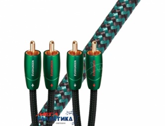 Кабель AudioQuest 2 x RCA M (папа) - 2 x RCA M (папа) (2 пин) Evergreen 1.5m (EVERG01.5R) Green Кабель AudioQuest 2 x RCA M (папа) - 2 x RCA M (папа) (2 пин) Evergreen 1.5m (EVERG01.5R) Green