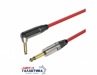 Кабель Roxtone Jack 6.3mm M (папа) - Jack 6.3mm M (папа) TGJJ110L1 (инструментальный) 1m Угловой 90° Red Кабель Roxtone Jack 6.3mm M (папа) - Jack 6.3mm M (папа) TGJJ110L1 (инструментальный) 1m Угловой 90° Red