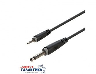 Кабель Roxtone Jack 3.5mm M (папа) - Jack 6.3mm M (папа) (3 пин) RACC280L09 0.9m Black Кабель Roxtone Jack 3.5mm M (папа) - Jack 6.3mm M (папа) (3 пин) RACC280L09 0.9m Black