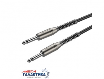 Кабель Roxtone Jack 6.3mm M (папа) - Jack 6.3mm M (папа) (2 пин) SGJJ100L1 1m Black Кабель Roxtone Jack 6.3mm M (папа) - Jack 6.3mm M (папа) (2 пин) SGJJ100L1 1m Black