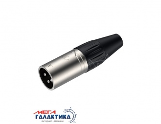 Разъем Roxtone XLR M (папа) (3 пин) RX3MP-NT (под пайку) Silver Black Разъем Roxtone XLR M (папа) (3 пин) RX3MP-NT (под пайку) Silver Black
