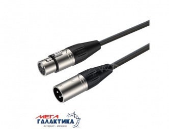 Кабель Roxtone XLR M (папа) - XLR F (мама) (3 пин) SMXX200L2 2m Black Кабель Roxtone XLR M (папа) - XLR F (мама) (3 пин) SMXX200L2 2m Black