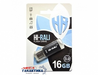 Флешка USB 3.0 HI-RALI Rocket series 16GB (HI-16GB3VCBK) Флешка USB 3.0 HI-RALI Rocket series 16GB (HI-16GB3VCBK)