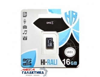 Карта памяти HI-RALI micro SDHC 16GB Class 10 (HI-16GBSD10U1-00) Карта памяти HI-RALI micro SDHC 16GB Class 10 (HI-16GBSD10U1-00)