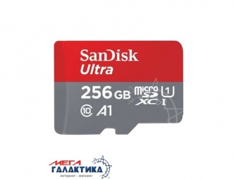 Карта памяти SanDisk micro SDXC 256GB UHS-1 (U1) (SDSQUA4-256G-GN6MN), Чтение 120 МБ/с Карта памяти SanDisk micro SDXC 256GB UHS-1 (U1) (SDSQUA4-256G-GN6MN), Чтение 120 МБ/с