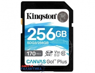 Карта памяти Kingston SDXC 256GB (SDG3/256GB) Карта памяти Kingston SDXC 256GB (SDG3/256GB)