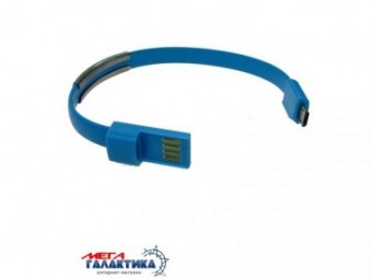Кабель Megag USB AM (папа) - micro USB M (папа) USB 2.0 (5 пин) KS-322 (Браслет) 0.2m Blue Box Кабель Megag USB AM (папа) - micro USB M (папа) USB 2.0 (5 пин) KS-322 (Браслет) 0.2m Blue Box